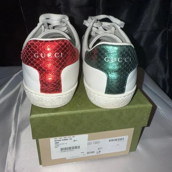 Gucci Ace Bee Sneakers Size 10W
